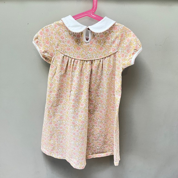 Serendipity Shrimp & Grits Kids‎ Floral Dress Peter Pan Collar Size M(5-6) - Picture 6 of 6